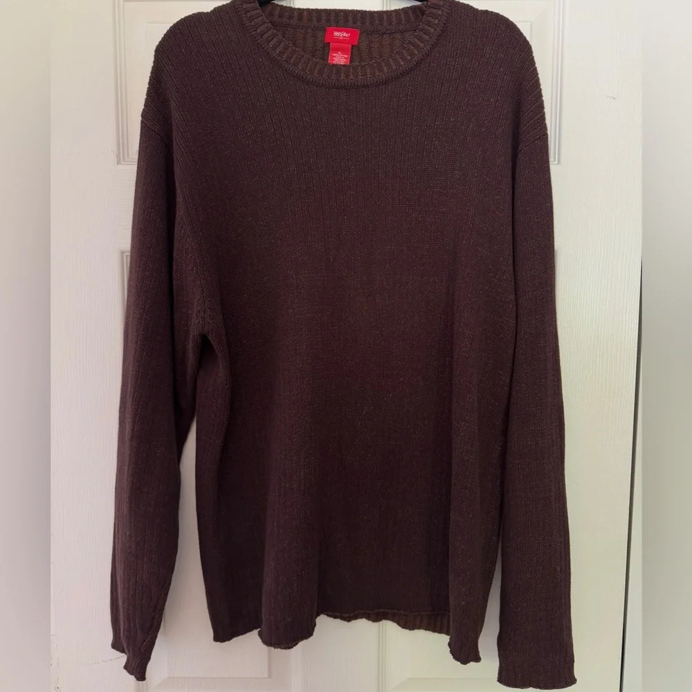 Massimo Brown Crew Neck Sweater